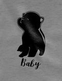 Papa & Baby Bear Matching Men's T-Shirt & Baby Bodysuit Father & Son Set 