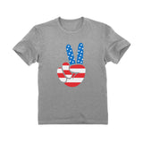 Flag Peace Sign Toddler Kids T-Shirt