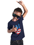 Flag Peace Sign Toddler Kids T-Shirt