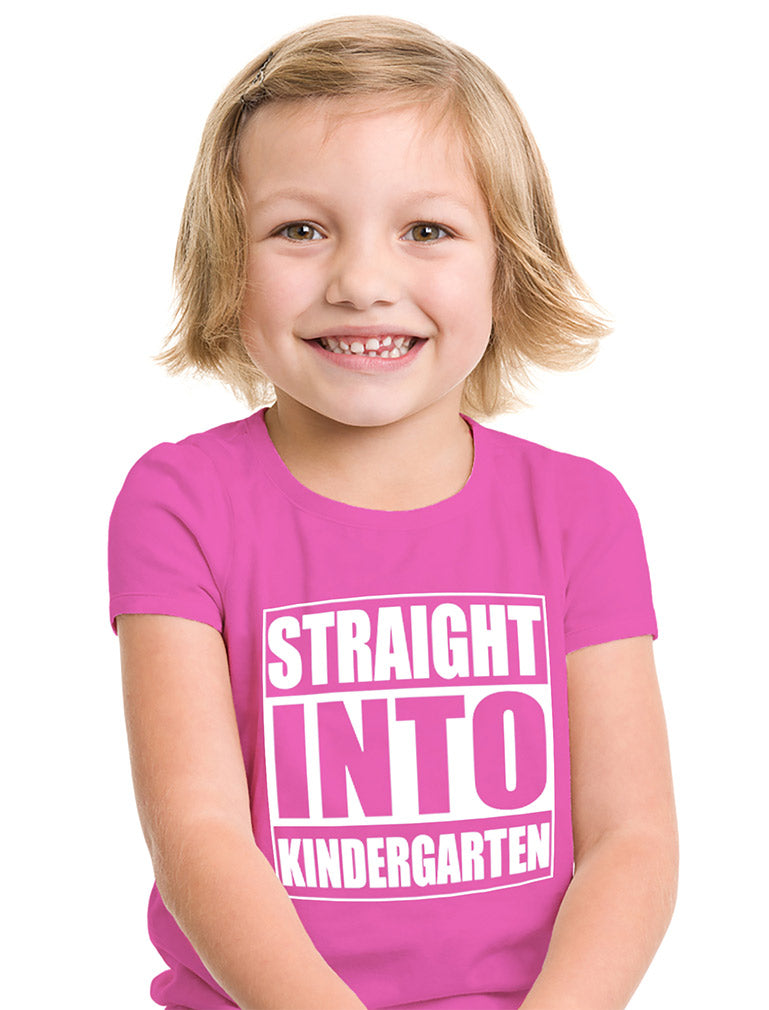 Straight Into Kindergarten Toddler Kids T-Shirt
