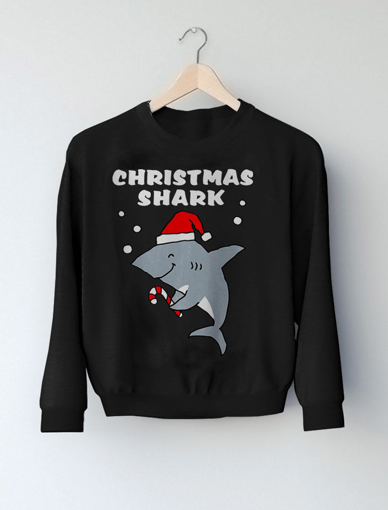 Christmas Shark Doo Doo Ugly Xmas Toddler Kids Sweatshirt