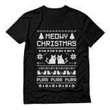 Meowy Christmas Ugly Sweater - Cute Xmas Party T-Shirt 