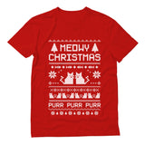 Meowy Christmas Ugly Sweater - Cute Xmas Party T-Shirt
