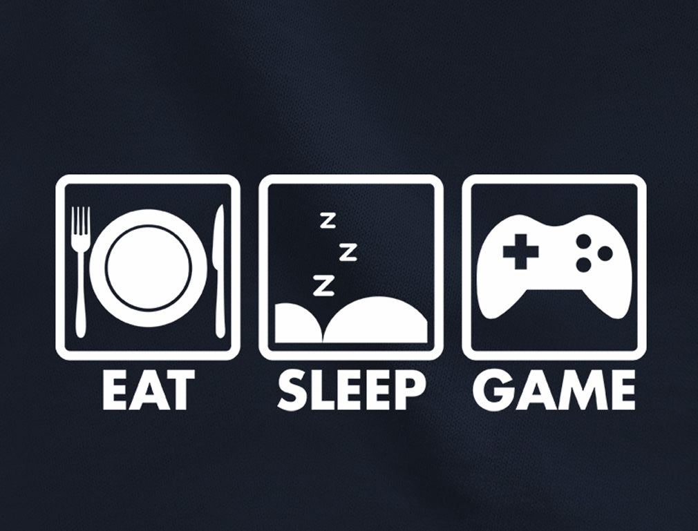 Eat Sleep Game - Cute Hoodie For Gamers