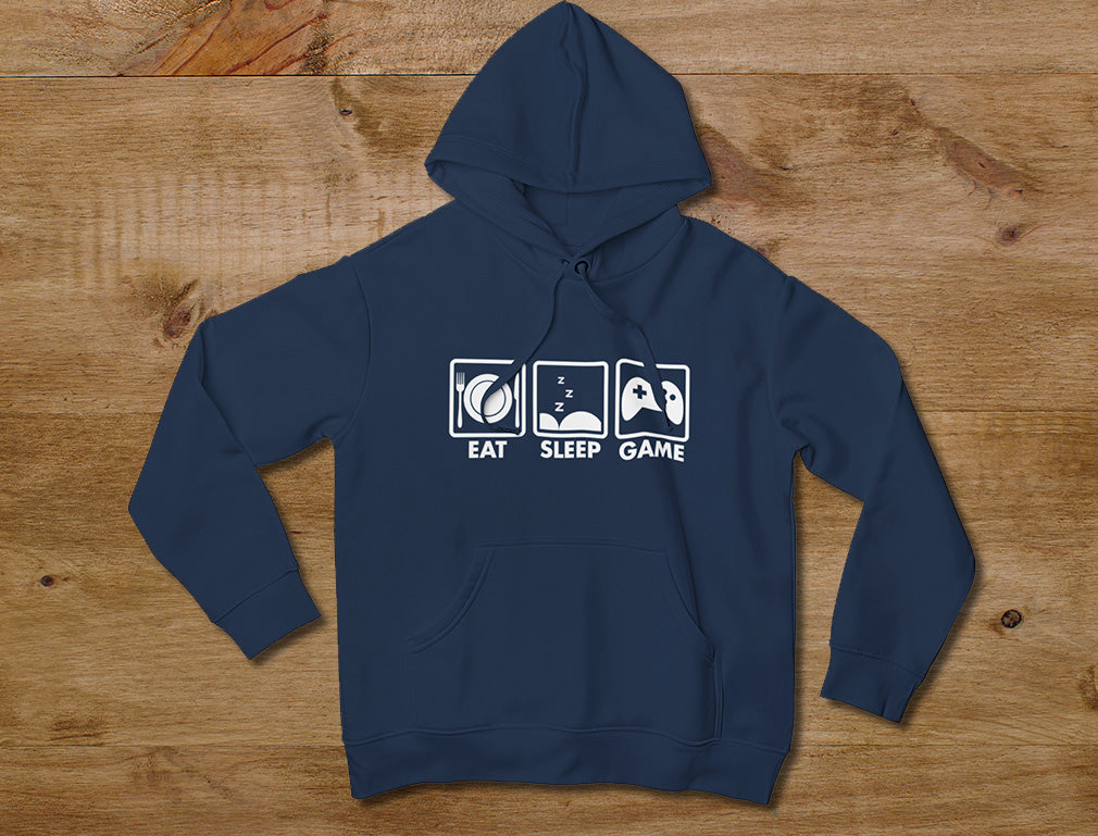 Eat Sleep Game - Cute Hoodie For Gamers