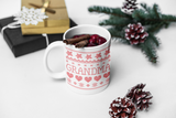 Grandma & Grandpa Matching Christmas Grandparents Coffee Mugs Gift Set