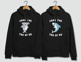 Jaws The Two Of Us Valentine's Day Gift for His & Hers Matching Couples Hoodies 