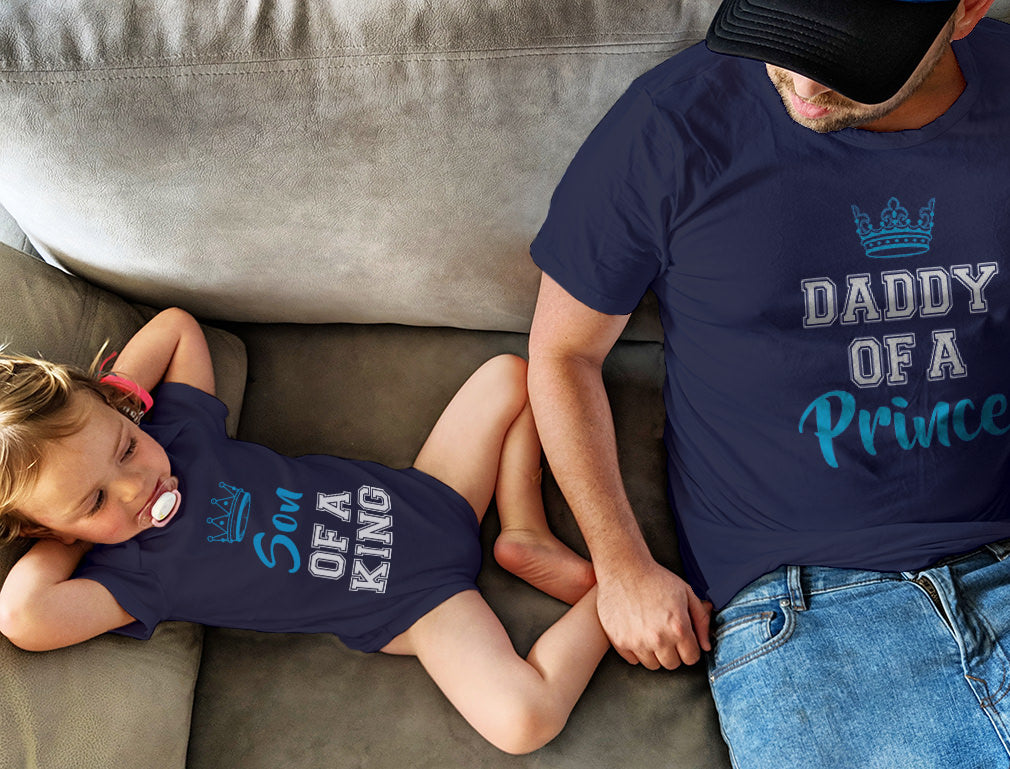 Daddy of a Prince & Son of a King Matching Shirts