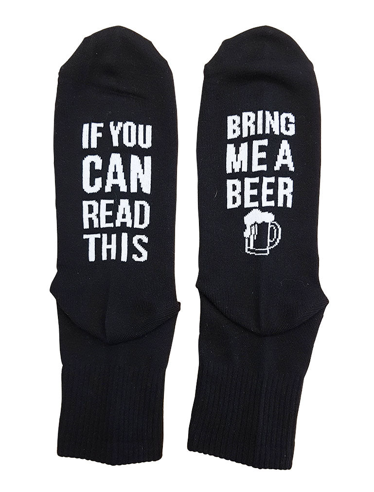 If You Can Read This Bring Me Beer & Fart Loading Dad Socks