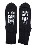 If You Can Read This Bring Me Beer & Fart Loading Dad Socks