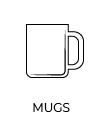 Mug illustration in black and white