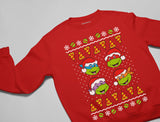 Christmas Teenage Mutant Ninja Turtles Youth Kids Sweatshirt Youth Kids Sweatshirt 