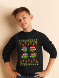 Christmas Teenage Mutant Ninja Turtles Youth Kids Sweatshirt Youth Kids Sweatshirt 