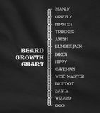 Beard Growth Chart T-Shirt 