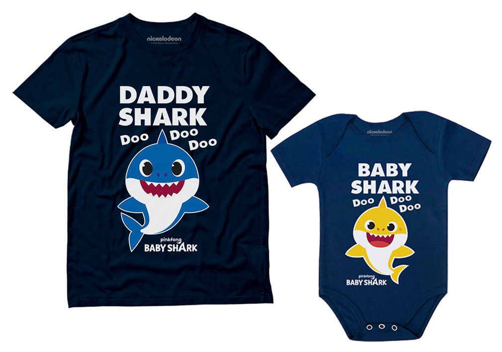 Matching Baby Shark Shirts for Daddy Baby Set for Father and Baby Outfits Gift 