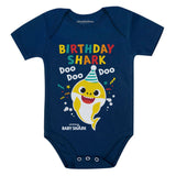 Thumbnail Baby Shark Outfit 1st 2nd Birthday Shark Gift Birthday Boy Girl Baby Bodysuit Navy 1