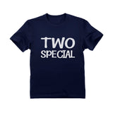 Thumbnail 2 year old birthday shirt boy 2nd birthday two special Toddler Kids T-Shirt Navy 1