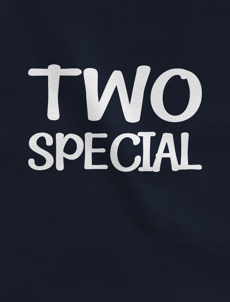 2 year old birthday shirt boy 2nd birthday two special Toddler Kids T-Shirt - Gray 7