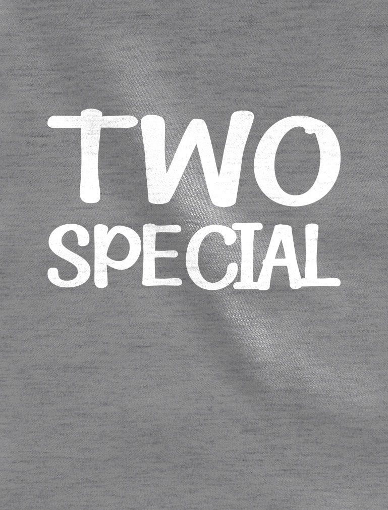 2 year old birthday shirt boy 2nd birthday two special Toddler Kids T-Shirt - Gray 8