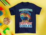 Thumbnail Paw Patrol Preschool Shirt for Boys Just Got Cooler Chase Toddler Kids T-Shirt Navy 3