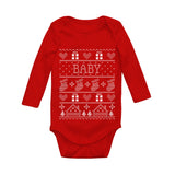 Thumbnail Baby Ugly Christmas Baby Long Sleeve Bodysuit Red 1