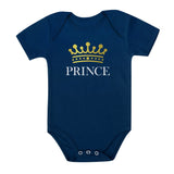 Thumbnail Prince Crown Baby Bodysuit Navy 2