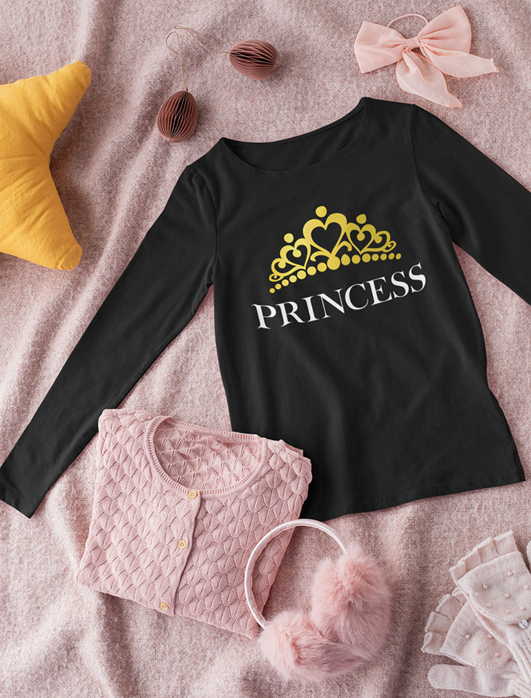 Princess Crown Toddler Kids T-Shirt - Pink 5