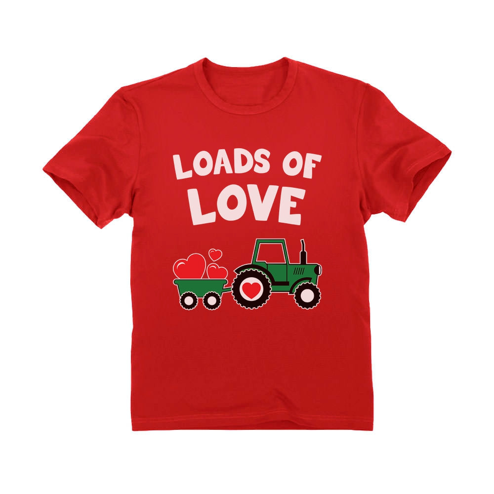 Loads of Love Valentine's Gift Toddler Kids T-Shirt - Red 2