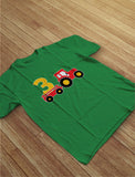 Thumbnail Birthday Tractor 3 Year Old Gift Toddler Kids T-Shirt Banana 8