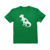 Thumbnail Irish T-Rex Dinosaur Clover St. Patrick's Day Toddler Kids T-Shirt Green 1