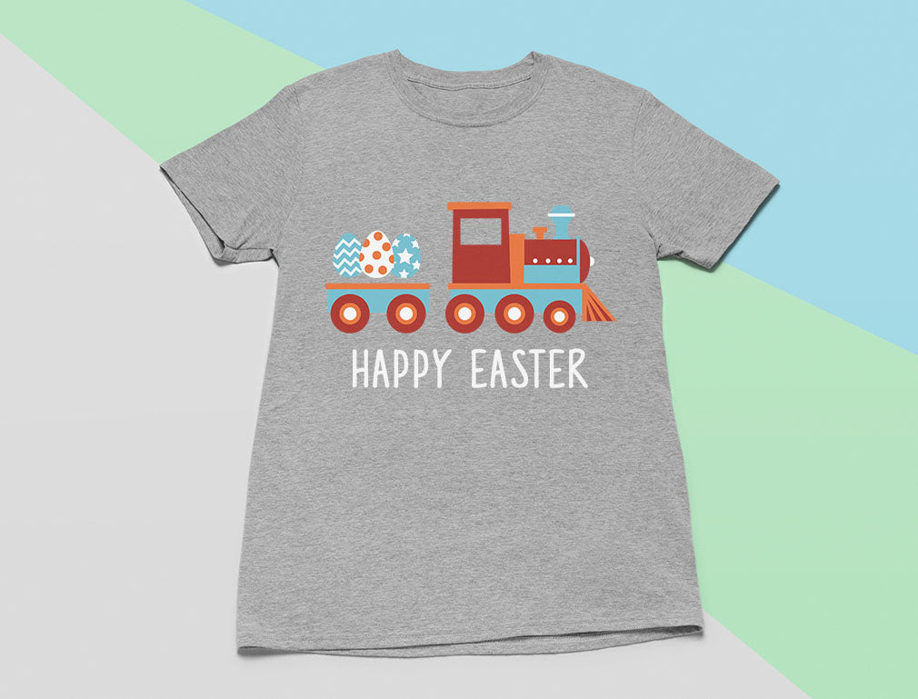 Easter Egg Hunt Happy Easter Train Toddler Kids T-Shirt - Lavender 8