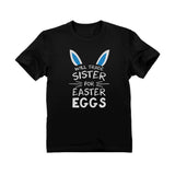 Thumbnail Trade Sister For Easter Eggs Youth Kids T-Shirt Black 2
