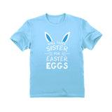Thumbnail Trade Sister For Easter Eggs Youth Kids T-Shirt California Blue 3