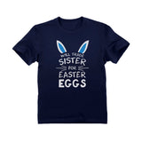 Thumbnail Trade Sister For Easter Eggs Youth Kids T-Shirt Navy 5