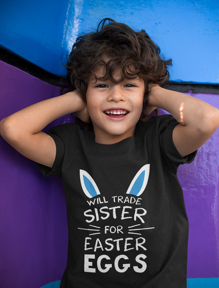 Trade Sister For Easter Eggs Youth Kids T-Shirt 