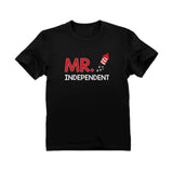 Thumbnail Mr. Independent Toddler Kids T-Shirt Black 2
