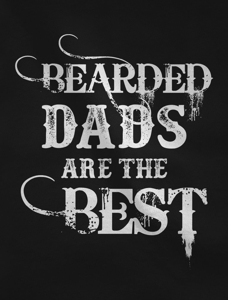 Awesome Dads Has Beards and Tattoos Matching Shirts For Father & Child - Black 3