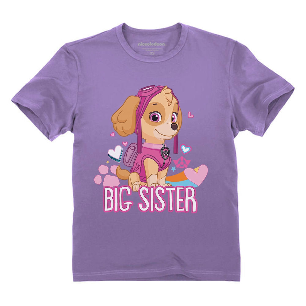 Official Paw Patrol - Skye Big Sister Toddler Kids T-Shirt 