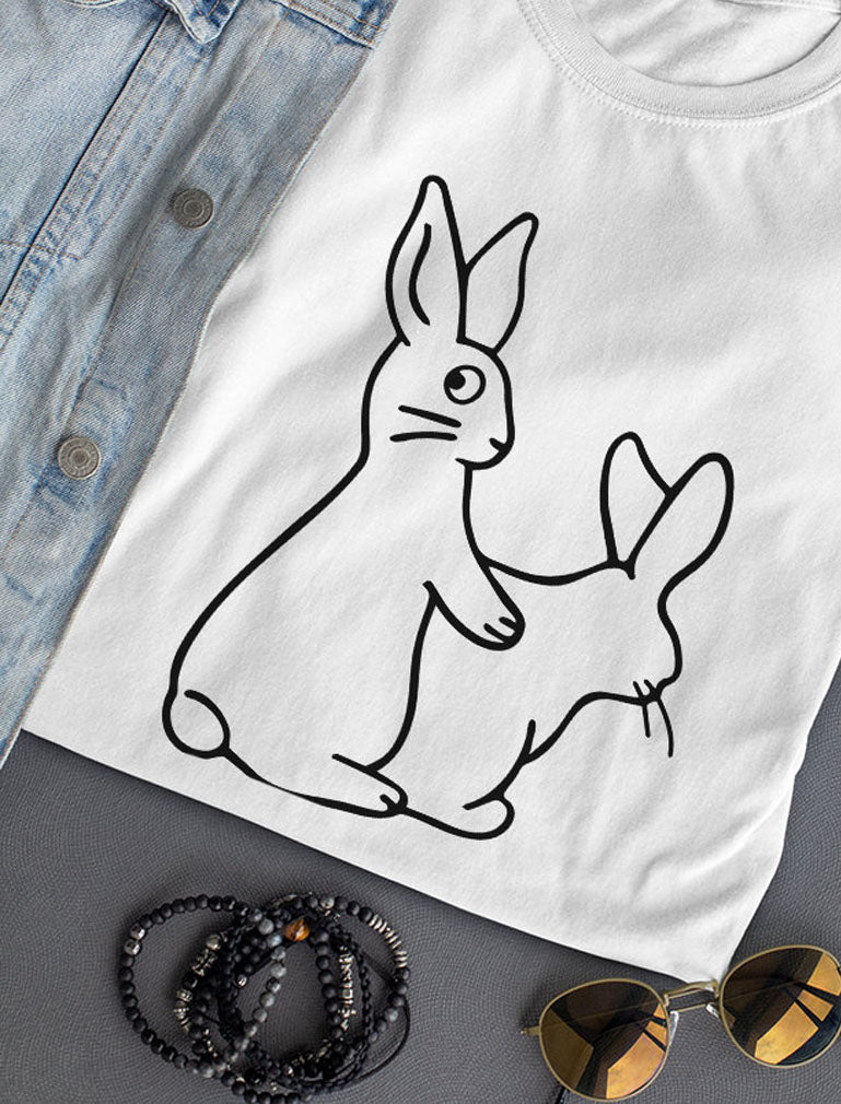Rude Rabbits Funny Easter Humping Bunnies T-Shirt – Tstars