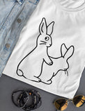 Rude Rabbits Funny Easter Humping Bunnies T-Shirt 