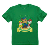 Paw Patrol Team Shamrock St. Patrick's Day Gift Official Toddler Kids T-Shirt 