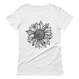 Sunflower Shirt for Women Cute Graphic Tee Teen Girls Summer Women T-Shirt 