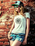 Sunflower Shirt for Women Cute Graphic Tee Teen Girls Summer Women T-Shirt 