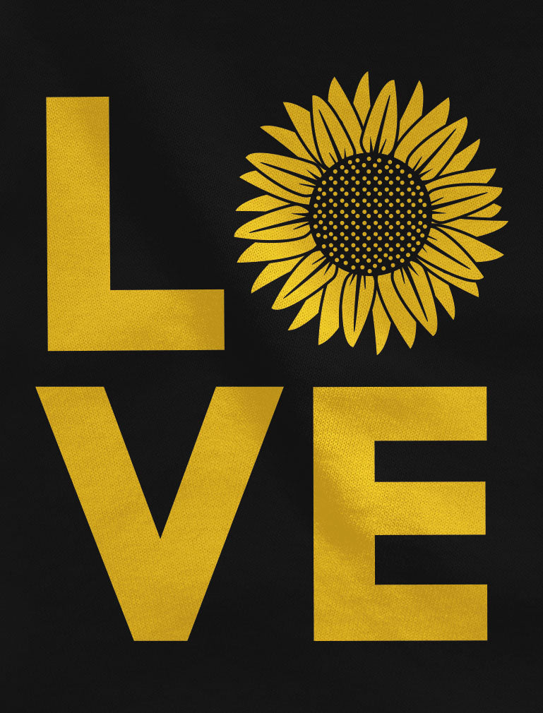 Love Sunflower Shirt for Women Teen Girls Cute Summer Racerback Tank Top 