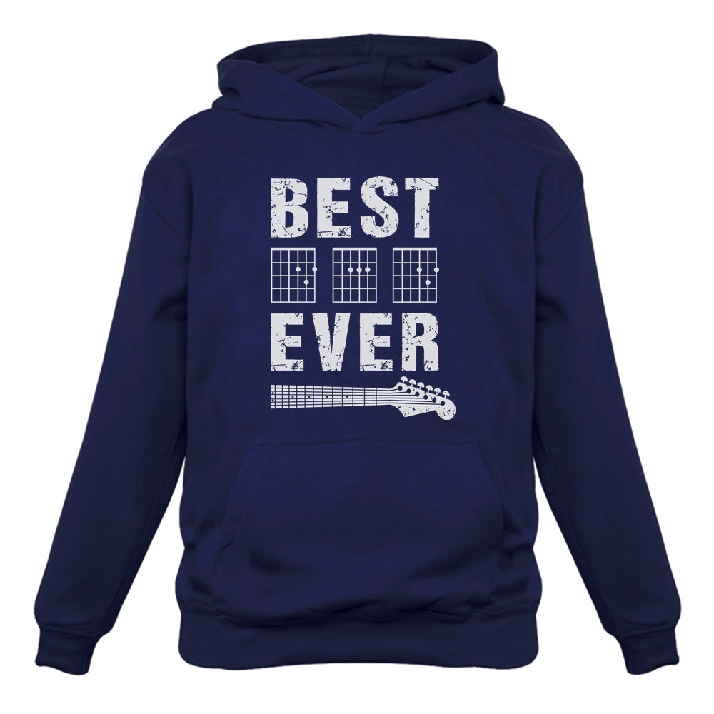 Guitarist Father Best Dad Ever Chord Gifts Hoodie - Blue 2