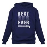 Thumbnail Guitarist Father Best Dad Ever Chord Gifts Hoodie Blue 2
