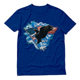 Patriotic Shirt for Men 4th of July Eagle Talon American Flag T-Shirt 