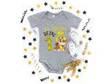 Thumbnail Paw Patrol Rubble Digging 1st Birthday Baby Boy Outfit Official Baby Bodysuit Gray 10