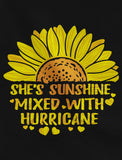 Thumbnail Cute Sunflower V-Neck Fitted Women T-Shirt Green 3