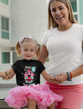 4 Year Old Girl 4th Birthday Funny Cupcake Toddler T-Shirt 